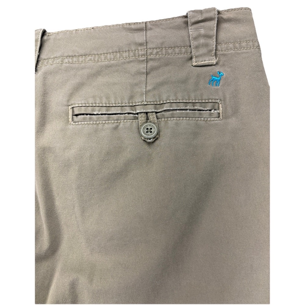 Vintage Old Navy Chino Pants Womens 8 Short Khaki Stretch Low Waist Preppy Y2K - Picture 9 of 12